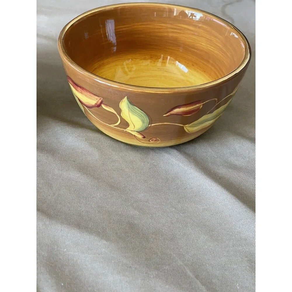 Thanksgiving Bowl Plates  Laurie Gates Coronado Collection Set 3 Chilli Pepper